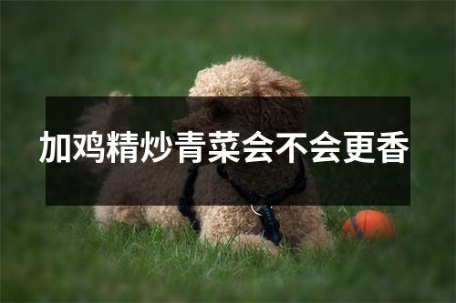 加鸡精炒青菜会不会更香