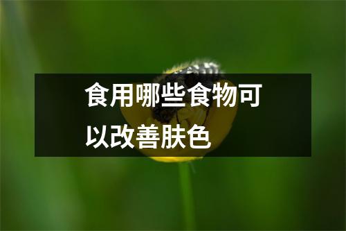 食用哪些食物可以改善肤色 食用哪些食物可以改善肤色