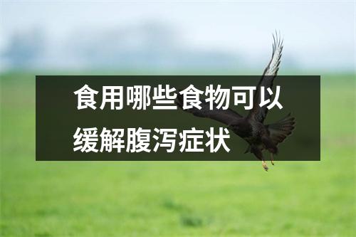 食用哪些食物可以缓解腹泻症状