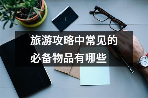 旅游攻略中常见的必备物品有哪些
