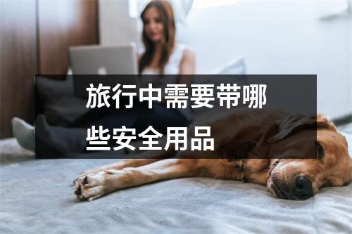 旅行中需要带哪些安全用品