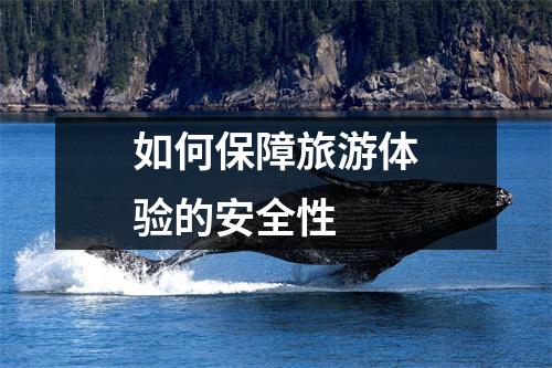 如何保障旅游体验的安全性 如何保障旅游体验的安全性