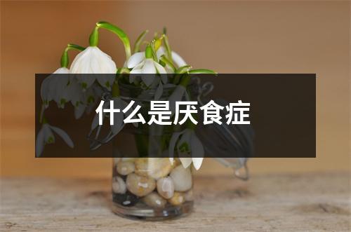什么是厌食症 