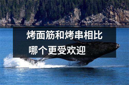 烤面筋和烤串相比 哪个更受欢迎 
