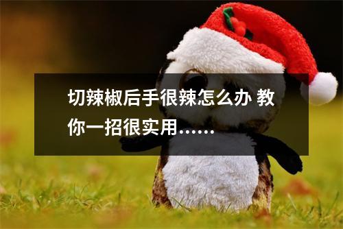 切辣椒后手很辣怎么办 教你一招很实用......