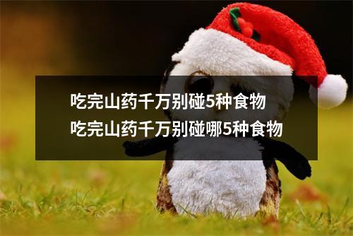 吃完山药千万别碰5种食物 吃完山药千万别碰哪5种食物