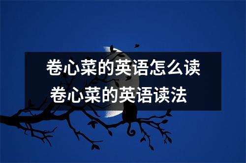 卷心菜的英语怎么读 卷心菜的英语读法