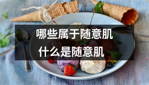 哪些属于随意肌 什么是随意肌