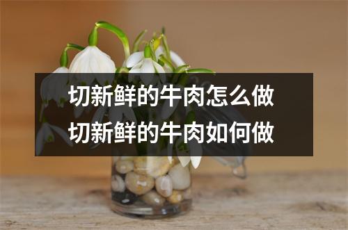 切新鲜的牛肉怎么做 切新鲜的牛肉如何做