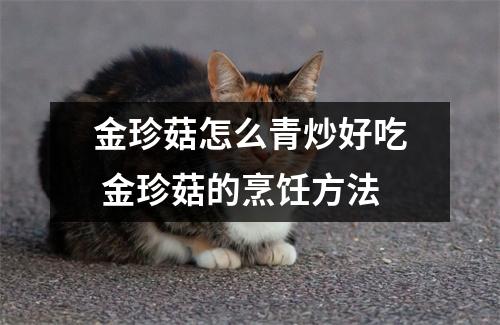 金珍菇怎么青炒好吃 金珍菇的烹饪方法