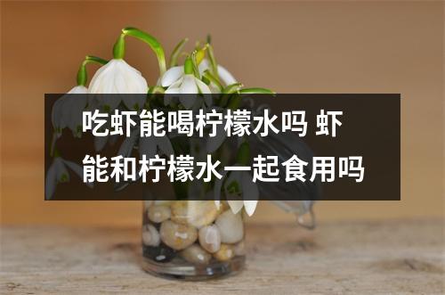 吃虾能喝柠檬水吗 虾能和柠檬水一起食用吗