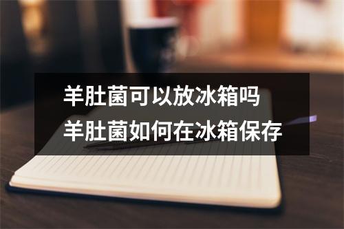 羊肚菌可以放冰箱吗 羊肚菌如何在冰箱保存