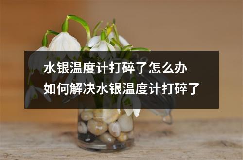 水银温度计打碎了怎么办 如何解决水银温度计打碎了