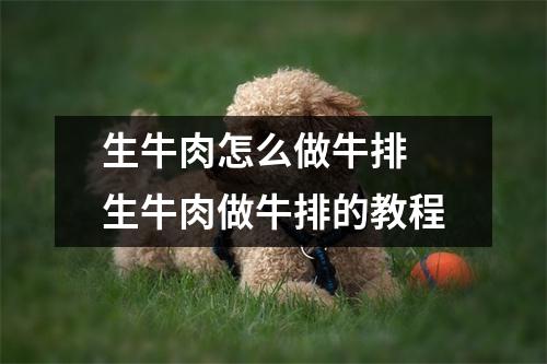 生牛肉怎么做牛排 生牛肉做牛排的教程