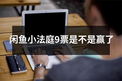 闲鱼小法庭9票是不是赢了