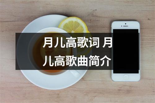 月儿高歌词 月儿高歌曲简介