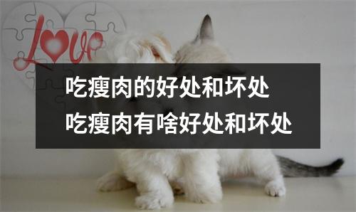 吃瘦肉的好处和坏处 吃瘦肉有啥好处和坏处