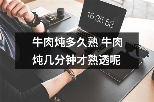 牛肉炖多久熟 牛肉炖几分钟才熟透呢