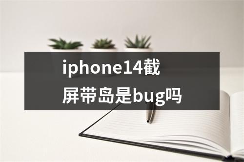 iphone14截屏带岛是bug吗