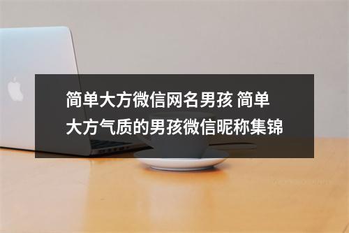 简单大方微信网名男孩 简单大方气质的男孩微信昵称集锦