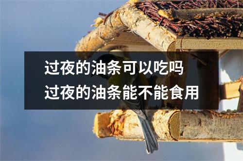 过夜的油条可以吃吗 过夜的油条能不能食用