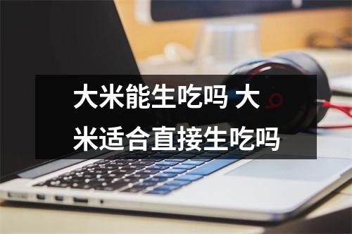 大米能生吃吗 大米适合直接生吃吗