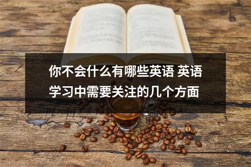 你不会什么有哪些英语 英语学习中需要关注的几个方面