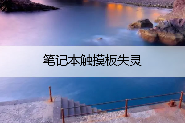 笔记本触摸板失灵 笔记本触摸板失灵怎么办