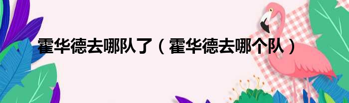 霍华德去哪队了 霍华德去哪个队