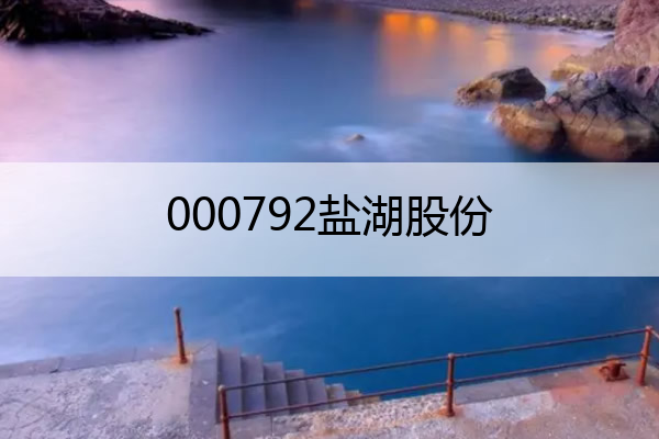 000792盐湖股份 000792盐湖股份是做什么的
