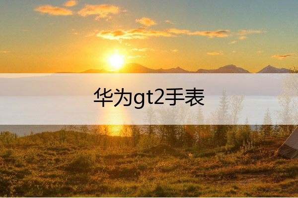 华为gt2手表 华为gt2手表怎么连接手机