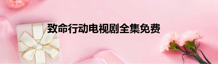 致命行动电视剧全集免费