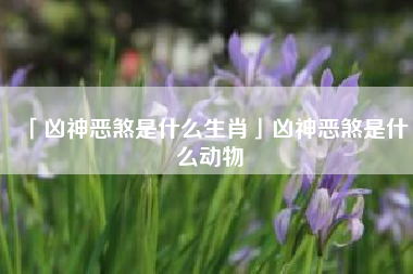  凶神恶煞是什么生肖凶神恶煞是什么动物