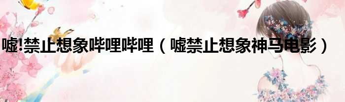嘘!禁止想象哔哩哔哩 嘘禁止想象神马电影