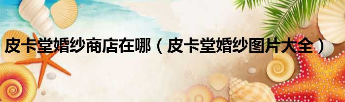 皮卡堂婚纱商店在哪 皮卡堂婚纱图片大全