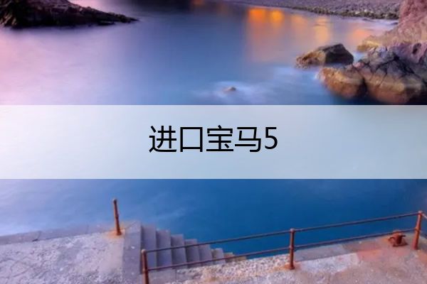 进口宝马5 进口宝马530li新款2023款裸车价