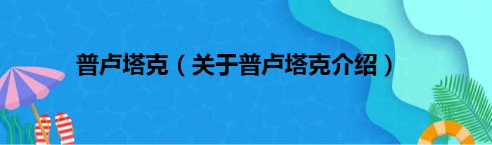 普卢塔克 关于普卢塔克介绍