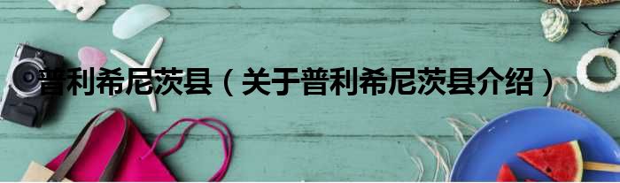 普利希尼茨县 关于普利希尼茨县介绍