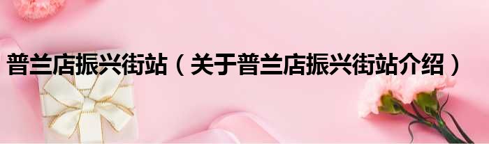 普兰店振兴街站 关于普兰店振兴街站介绍