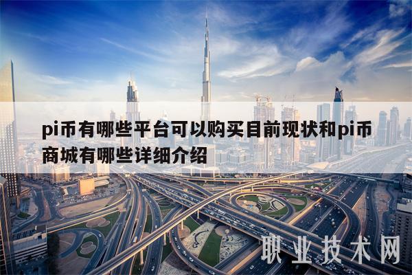 pi币有哪些平台可以购买目前现状和pi币商城有哪些详细介绍