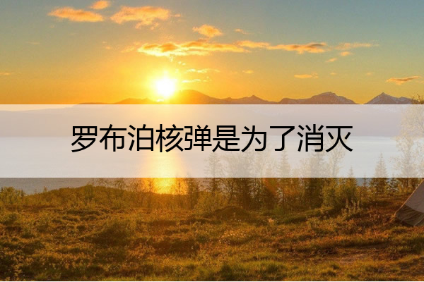 罗布泊核弹是为了消灭 罗布泊试验这么多核弹