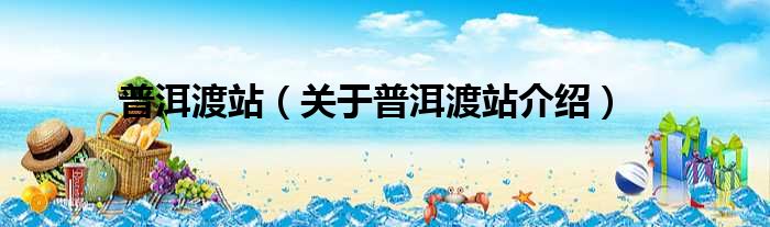 普洱渡站 关于普洱渡站介绍