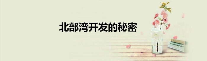 北部湾开发的秘密