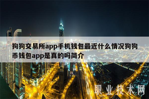 狗狗交易所app手机钱包最近什么情况狗狗币钱包app是真的吗简介