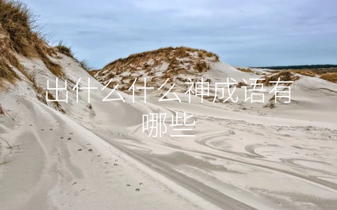 出什么什么神成语有哪些