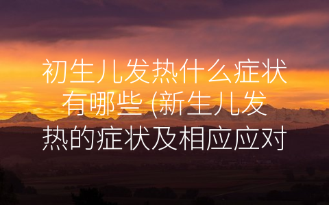 初生儿发热什么症状有哪些 (新生儿发热的症状及相应应对措施)