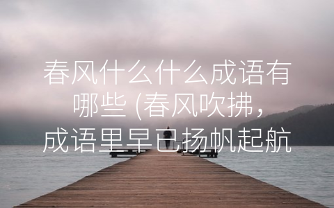 春风什么什么成语有哪些 (春风吹拂，成语里早已扬帆起航)