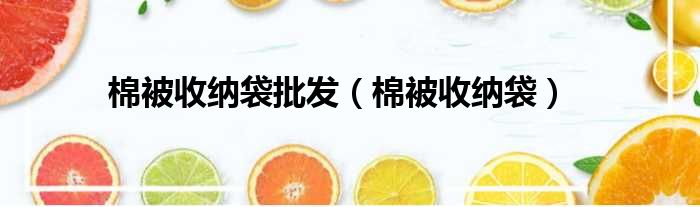 棉被收纳袋批发 棉被收纳袋