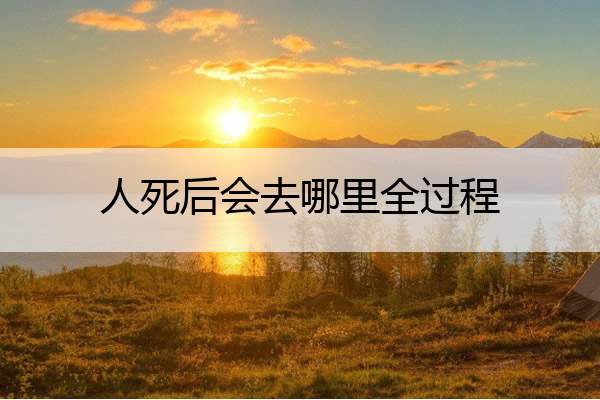 人死后会去哪里全过程 人死后会去哪里全过程 人死后去往阴间的十三道程序