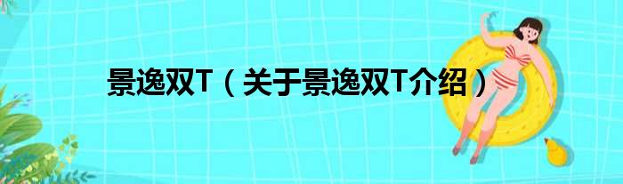 景逸双T 关于景逸双T介绍